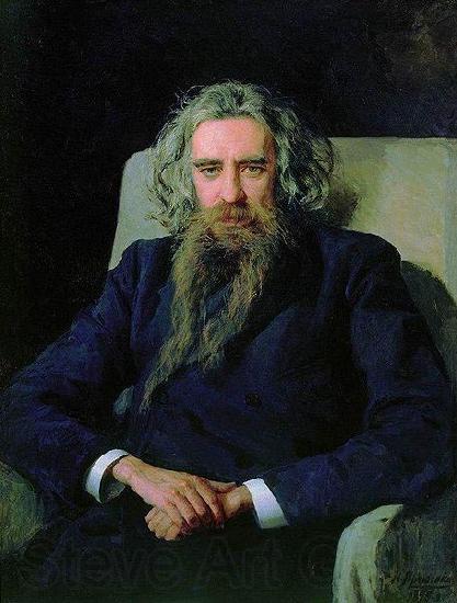 Nikolai Yaroshenko Portrait of Vladimir Solovyov, Spain oil painting art